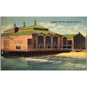 Postcard, Vintage, Asbury Park, NJ, Berkley Cartaraet Hotel, PC10